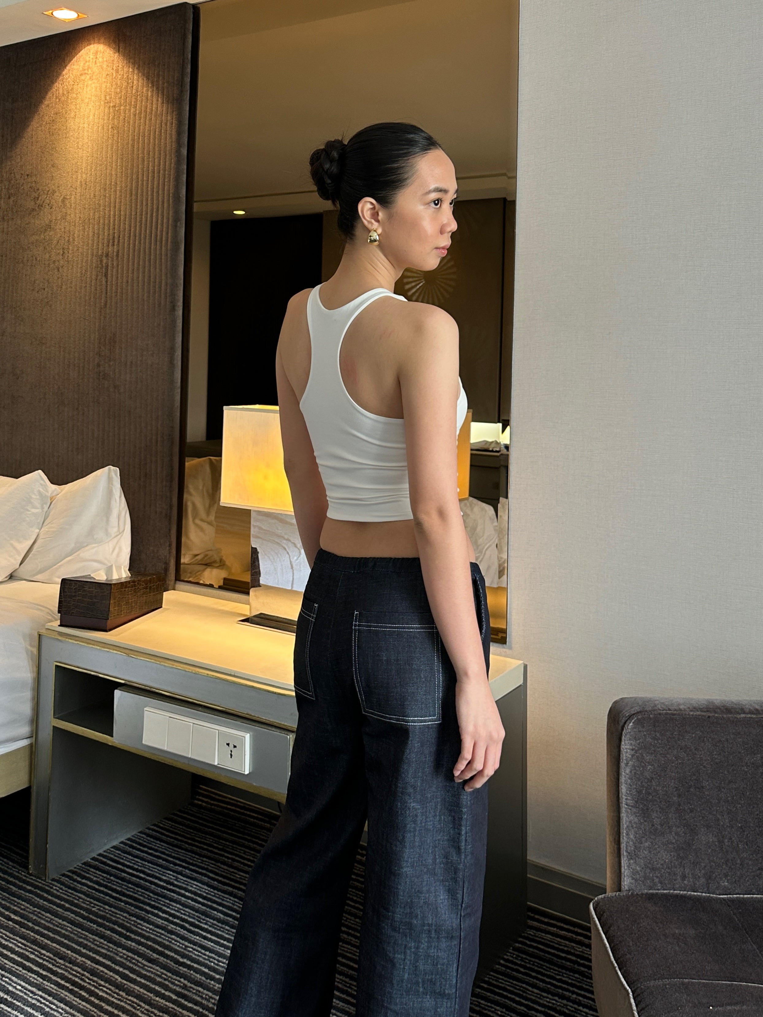 Naomi Denim Pants (Indigo)