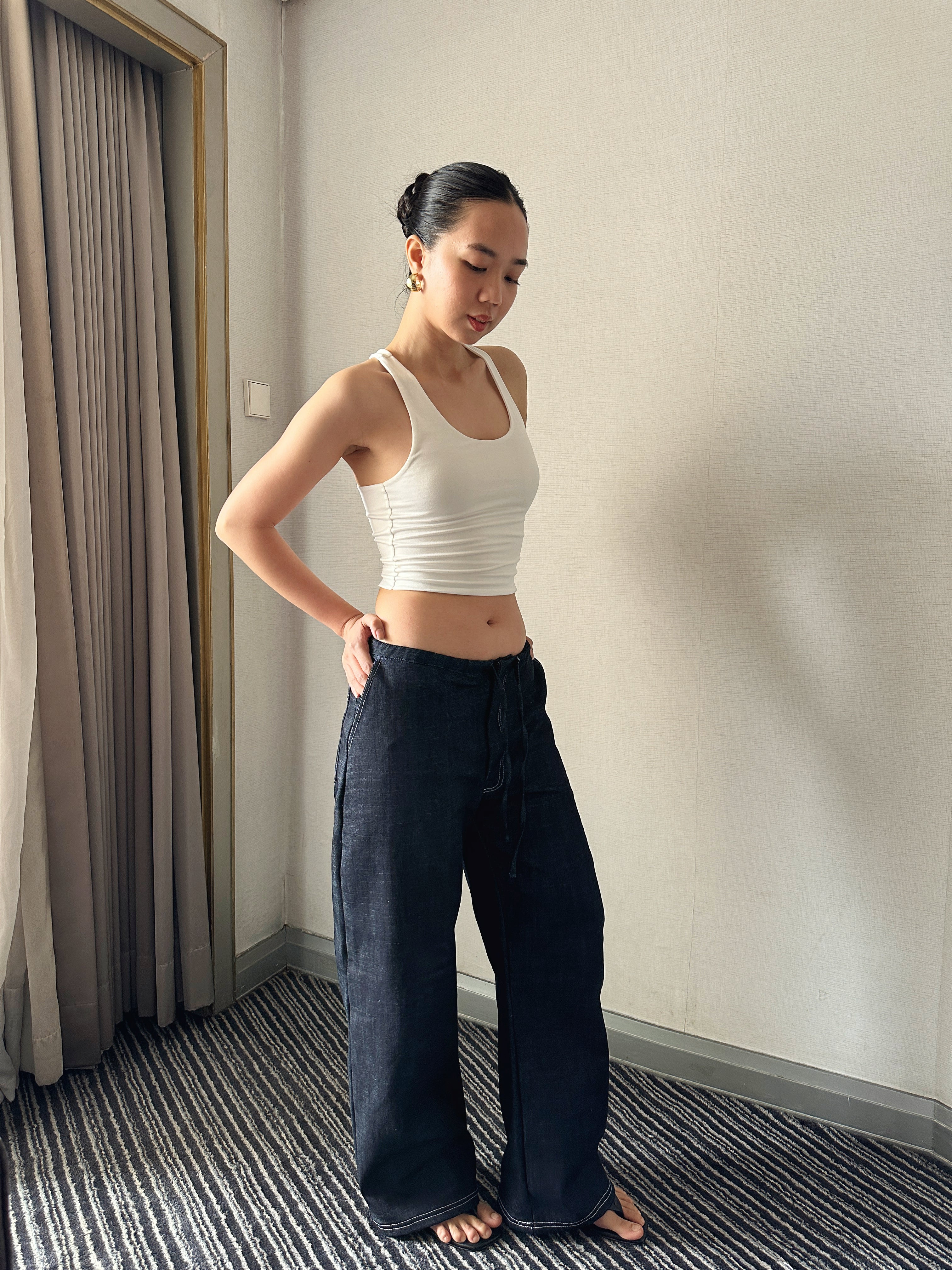 Naomi Denim Pants (Indigo)