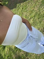 Selene Stripe Pants (Powder Blue)